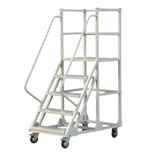 易企采 100CM登高梯 仓库可拆卸理货货架梯子可移动平台登高梯
