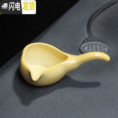 三维工匠懒人石磨半自动茶具套装陶瓷家用功夫泡茶器创意个性复古防烫茶壶 万古黄色侧把公道杯