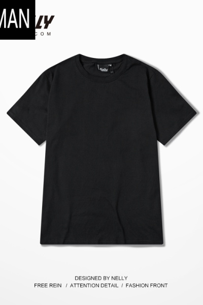 HLCOMAN2025新款纯色T恤短袖男学生夏季夏装情侣衣服韩版潮流半袖打底衫