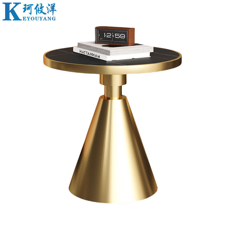 珂攸洋边几金色黑面500*500*600mm张