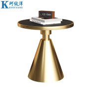 珂攸洋边几金色黑面500*500*600mm张