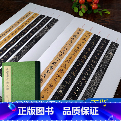 小楷乐毅论五种 [正版]一本抵五本小楷乐毅论五种 王羲之乐毅论毛笔书法临摹字帖/俞和/冯文蔚临本 附历代集评/临习举要/