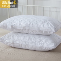 单人成人立体枕头学生枕芯羽丝绒枕护颈枕家用酒店枕单只 一对拍2 三维工匠