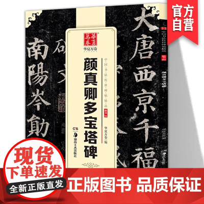 正版颜真卿多宝塔碑字帖书教程颜体毛笔临摹字帖颜真卿勤礼碑历代碑帖精粹简体旁注楷书毛笔书法练字帖湖南美术出版社华夏万卷