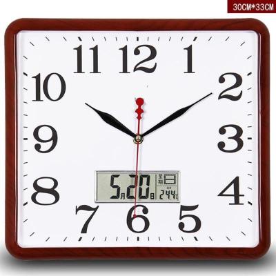 铭侣挂钟客厅挂钟简约时尚创意客厅静音时钟挂钟长方形客厅卧室钟表简约时钟表