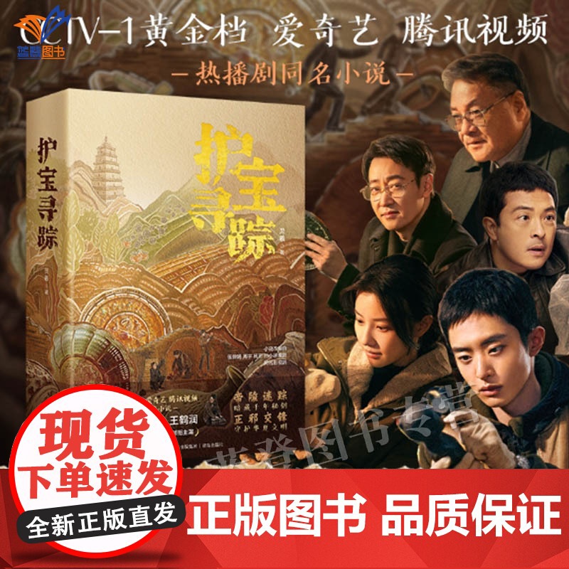 新书护宝寻踪灵羲著热播剧同名小说考古与文物保护题材电视剧爱奇艺腾讯播出白宇帆辛柏青王鹤润富大龙尤勇智当代随笔青岛出版