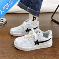 SUNTEK易少年 港风情侣小白鞋女ins超火百搭运动休闲鞋男潮2023春季新款