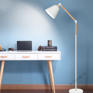 苏宁放心购 落地灯北欧客厅卧室宜家温馨书房创意个性简约现代立式台灯