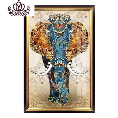 封后(FENGHOU)大象钻石画2019年新款满钻5d玄关竖版砖石十字绣欧式自己手满钻90*170cm-钻量多配30