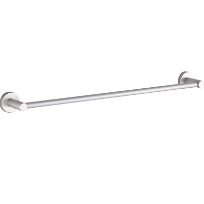 澎铭源 卫生间厨房浴室层架 加粗圆单杆毛巾置物架600mm/个