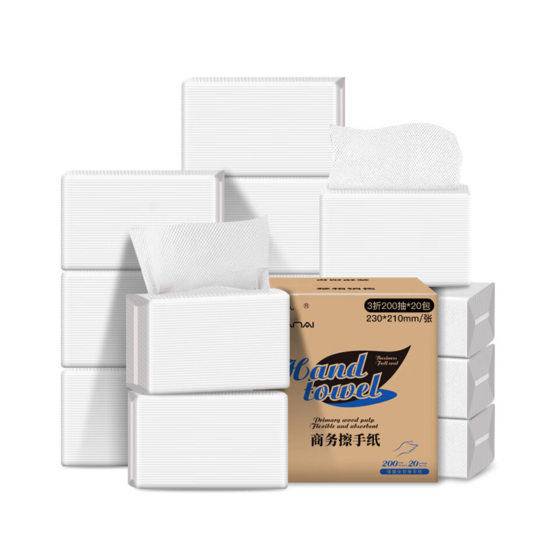 擦手纸1层200抽*20包