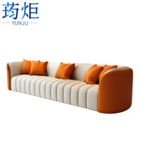 荺炬休闲沙发三人位张