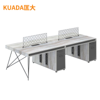 匡大 现代简约办公桌四人位职员桌电脑桌2.8米 KDT253