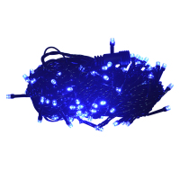 格瑞捷 LED彩灯串 LED-10m-100T 100头 兰 220V 带插头 串