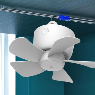 充电小吊扇usb宿舍床上挂蚊帐微型风扇无线变速可调速赶苍蝇(jnd)