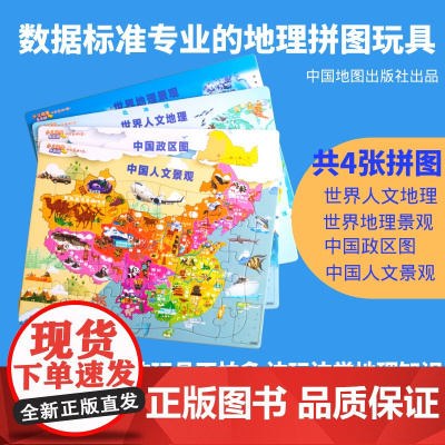 DT少儿地图乐乐拼 厚实纸质拼图 材质细密 边缘牢固光滑 环保材料 边学边玩寓教于乐 有效增加记忆 培养耐心 专注力 观