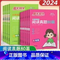 英语 小学六年级 [正版]2023阳光同学百校名师阅读真题80篇彩虹版1一年级上下册2二3三4四5五6六年级语文英语全国