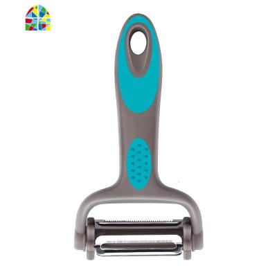 不锈钢削皮器厨房刮皮刀刨刀多功能切丝器水果去皮削皮刀 FENGHOU 雅怡多功能刨刀FB-20842青蓝