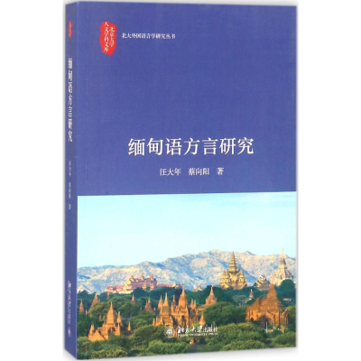 [M]缅甸语方言研究-9787301294307