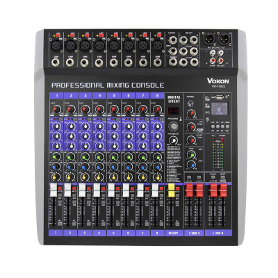 VM-T0802 调音台[8路输入2编组输出]