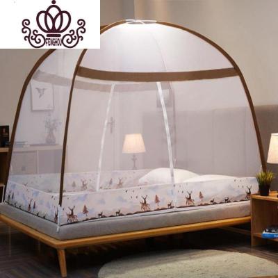 封后FENGHOU蚊帐家用1.8m床坐式防摔蒙古包粉色夏日床帘1.5加粗1.2米老式网红