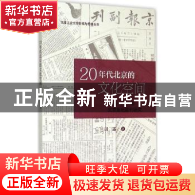 正版 20年代北京的文化空间:1919-1927年北京报纸副刊研究 田露著