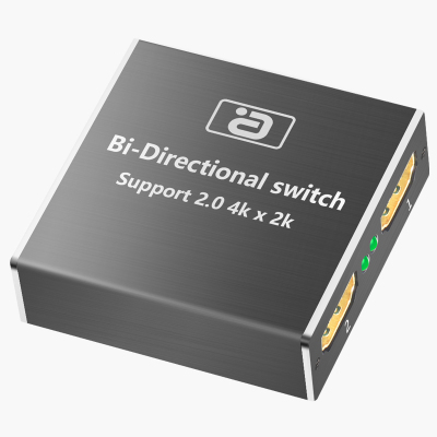 阿音HD381HDMI2.0切换器CEC二进一出转换高清显示一进二出分屏分配器4K60HzHDR