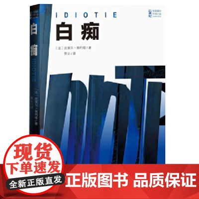 白痴(21世纪年度最佳外国小说) 皮埃尔·居约塔 人民文学出版社 正版书籍