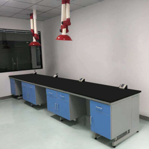 风雷动钢木实验台全钢边台化验室操作台实验桌操作桌化学实验室工作台[工厂现做 7天内发货]