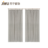 苏宁极物绒面窗帘