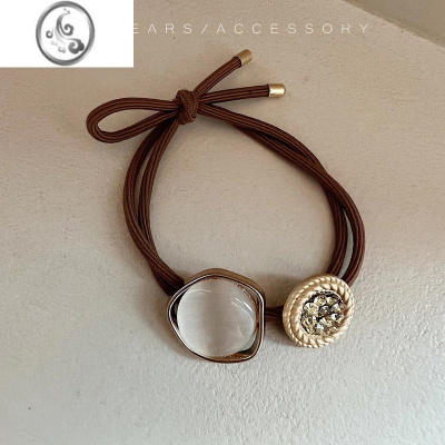 JiMi韩国新款钻钻简约头绳百搭扎马尾发绳发圈高弹力皮筋ins甜美发饰