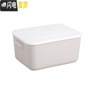 三维工匠塑料杂物收纳箱家用衣柜衣服整理箱大号有盖零食玩具储物箱