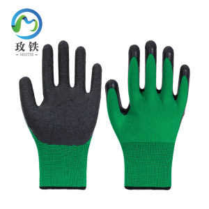 玫铁 发泡涂胶手套 均码 双