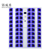 铭威盾智能手机柜存放柜充电柜存包柜储物柜60门充电透明款