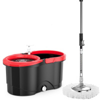 拖把杆旋转通用式免手洗地拖自动甩水家用拖地懒人拖布墩布桶