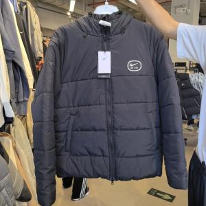 NIKE耐克连帽棉服运动休闲舒适保暖男装外套HM0198-011 D