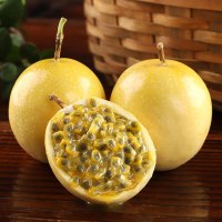 [熊猫鸟]黄金百香果 西番莲鸡蛋果 净重2.5斤 特大果 单果70-90g 新鲜采摘