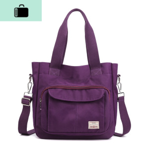 牛津布单肩女布包2020新款时尚百搭大容量旅行帆布防水手提斜挎包NEW LAKE女斜挎包