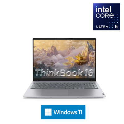 ThinkPad ThinkBook 16 8VCD 2025款16英寸大屏学生游戏娱乐商务办公笔记本电脑 2.5K高色域屏 定制 UItra5-225H 32G内存 2TB固态