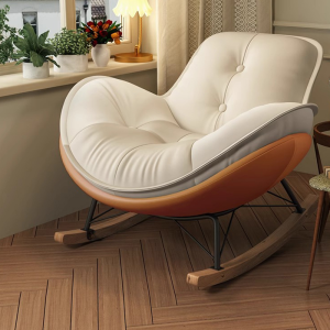 懒人沙发蛋壳椅可躺可睡单人沙发摇椅大人躺椅客厅阳台休闲企鹅椅