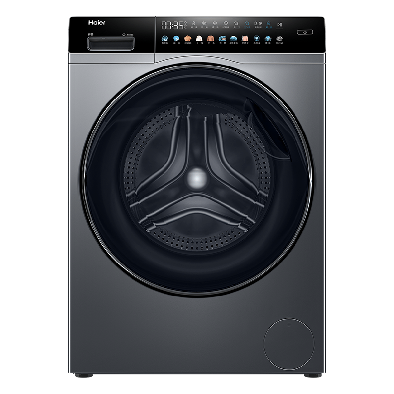 海尔(Haier)云溪系列 10公斤 变频滚筒洗衣机 精华洗2.0 洗干一体机 HBD14166PROL 消费补贴