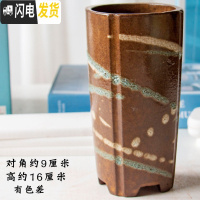 三维工匠多肉植物花盆器多肉花盆粗陶绿植物陶瓷简约塑料创意大号个性方盆 HP1557 大花盆容器