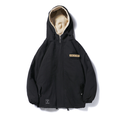 HongZun冬装13初高中学生加厚棉衣潮15岁青少年加绒风衣外套14男孩棉袄子风衣