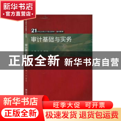 正版 审计基础与实务 王宏 中国人民大学出版社 9787300280110 书