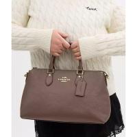 蔻驰(COACH)女士单肩包多口袋大容量可调节肩带皮质休闲通勤包