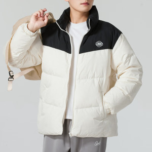 斯凯奇Skechers男士加绒保暖运动羽绒服超轻保暖科技防风拒水设计