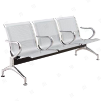 首指 (SZ)电镀三人位机场椅/排椅/等候椅/D03F#
