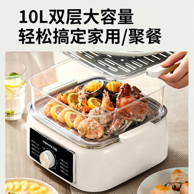 九阳(Joyoung)电蒸锅多功能家用电热锅电火锅多档火力调节 DZ100HG-GZ605