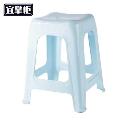 宜掌柜 塑料凳 方凳 个
