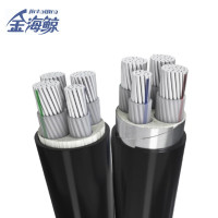 金海鲸 铠装低压铝电缆YJLV224×25+1 米
